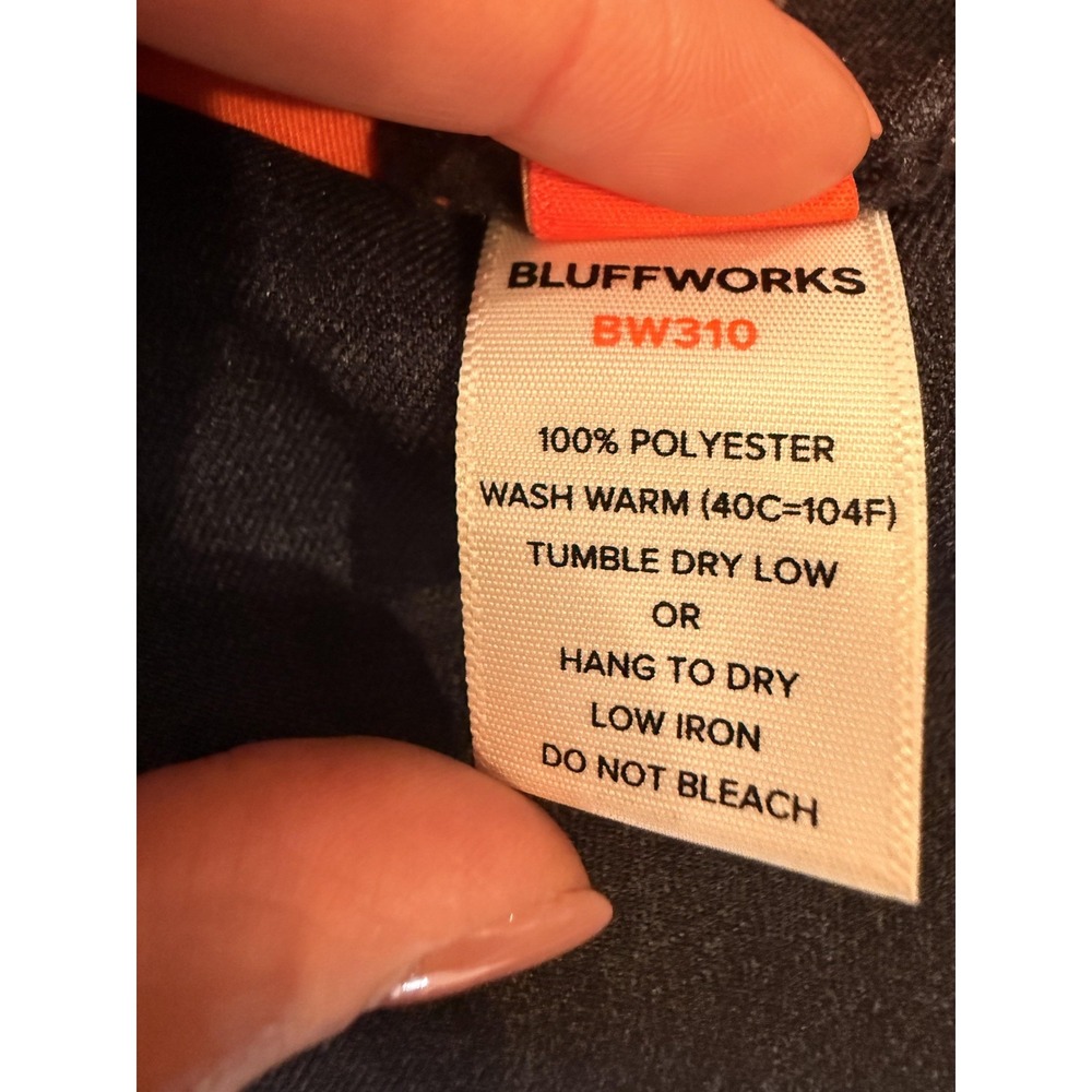 Bluffworks Blazer Suit Jacket Mens 44L Charcoal Classic Polyester Travel NYC USA - Picture 4 of 16